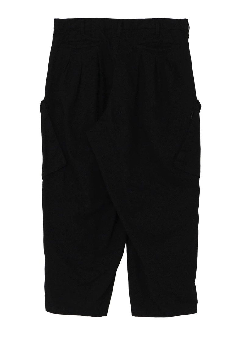 Yohji Yamamoto 12 TUCKS WORK PANTS (BLACK) outlook
