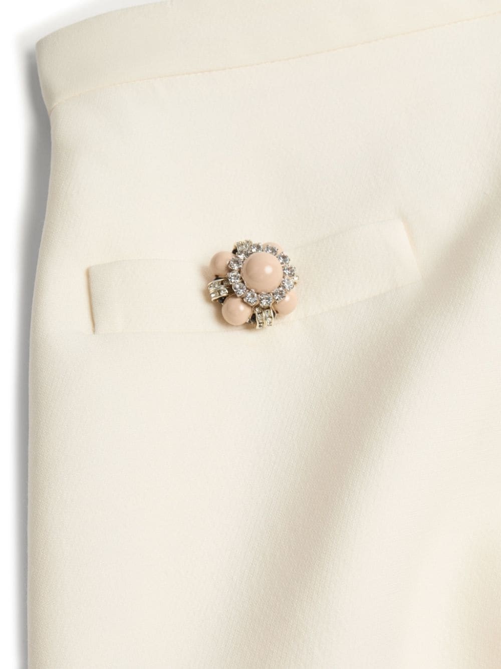 button-detailing skirt - 6