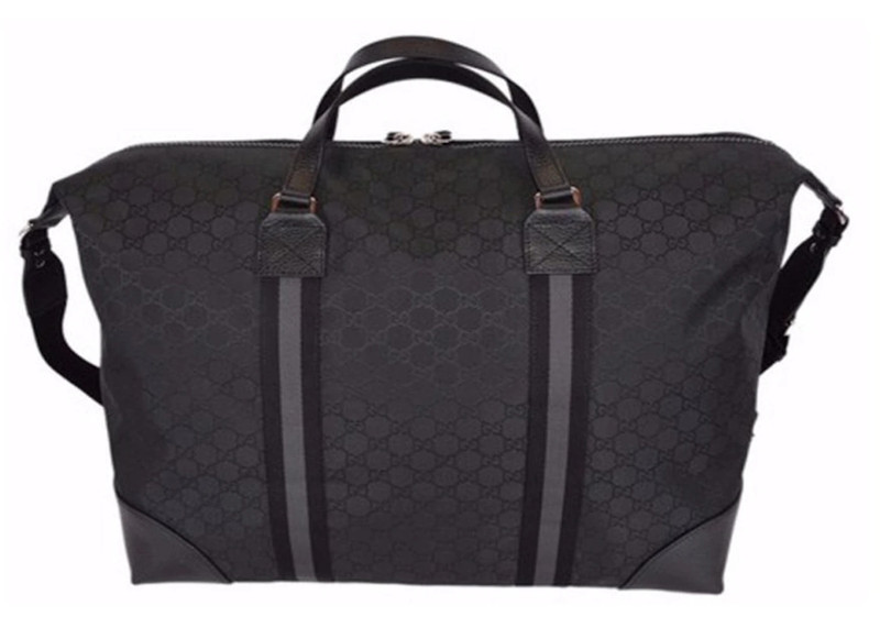 GUCCI Gucci Travel Duffle Monogram GG Black outlook
