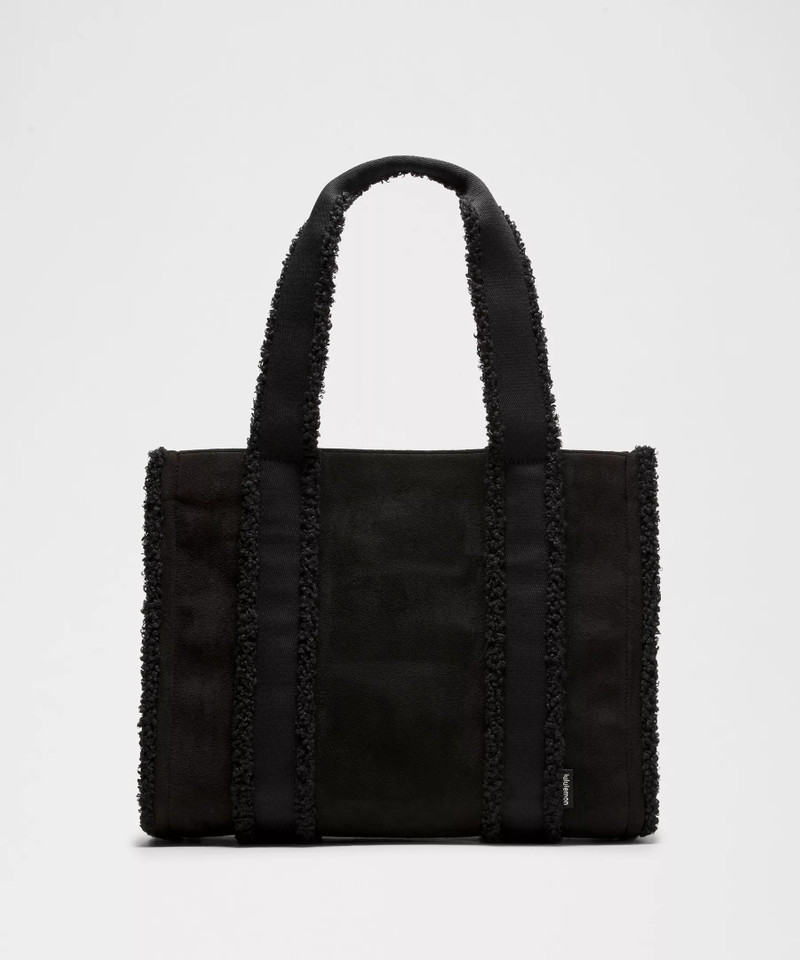 Boxy Tote Bag 10L *Faux Shearling Trims 3