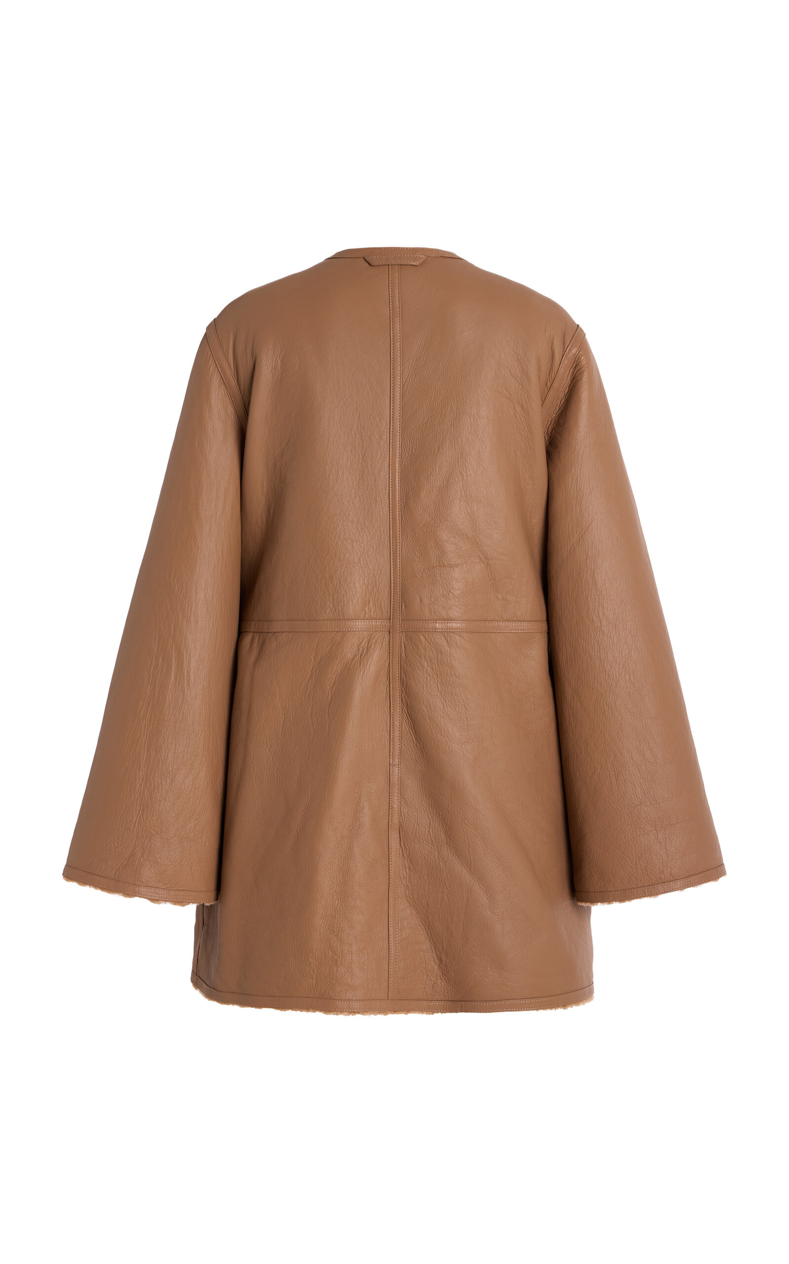 Sannie Reversible Shearling Coat brown - 8