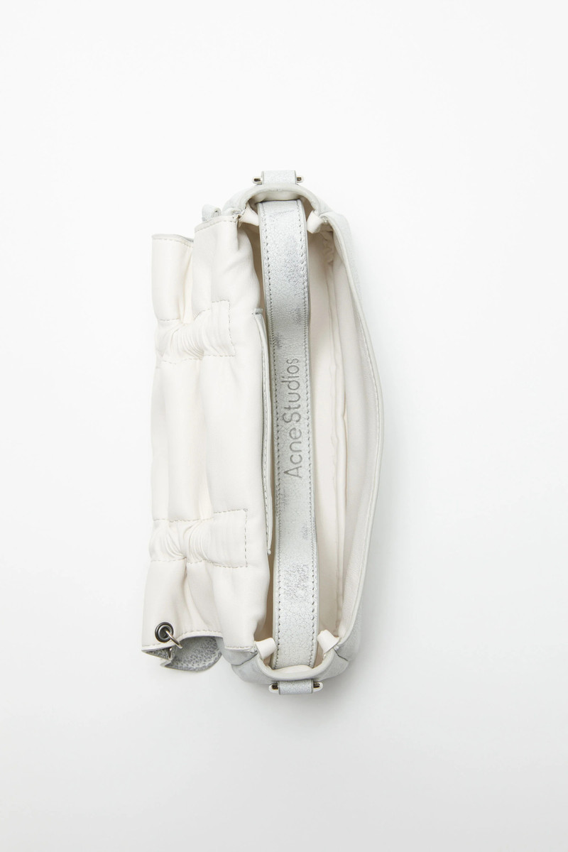 Acne Studios Multipocket micro bag - White/grey outlook