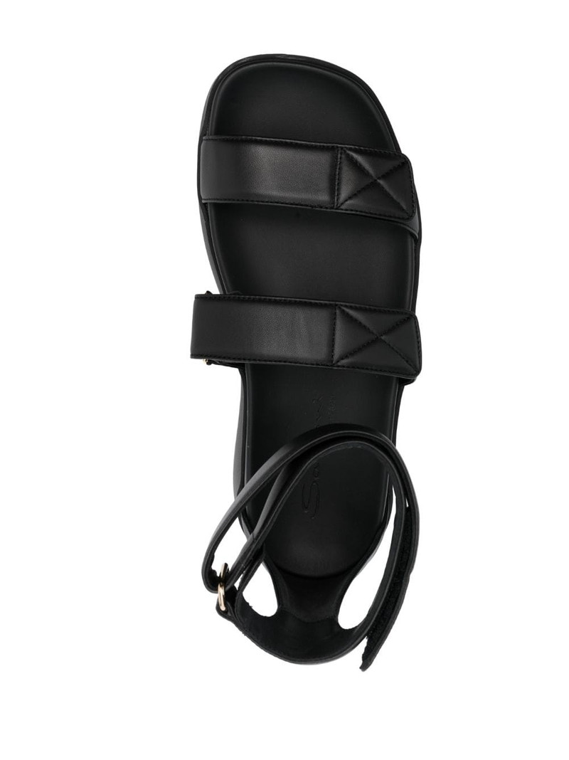 touch-strap leather sandals 4