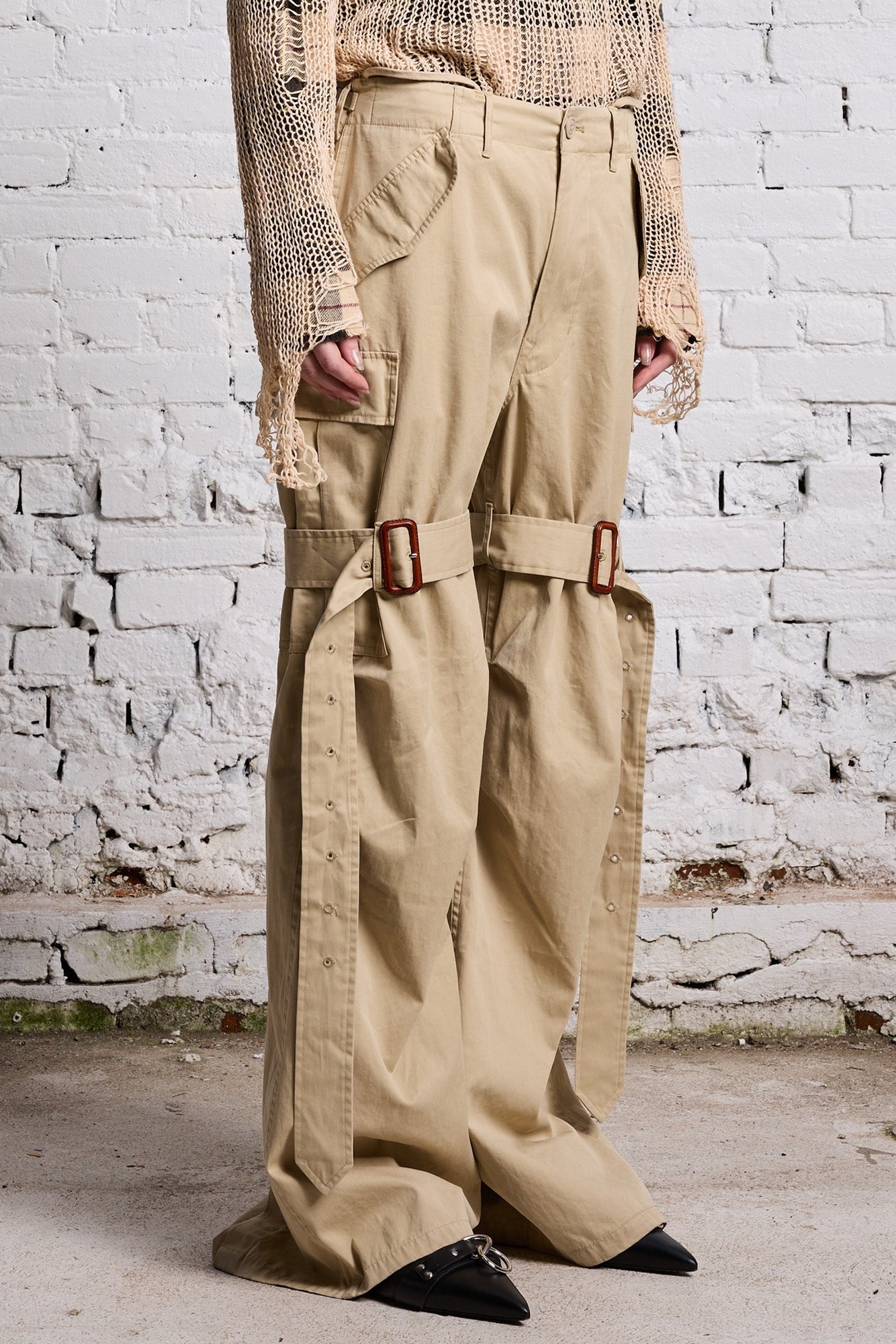 TRENCH CARGO - LIGHT KHAKI - 5