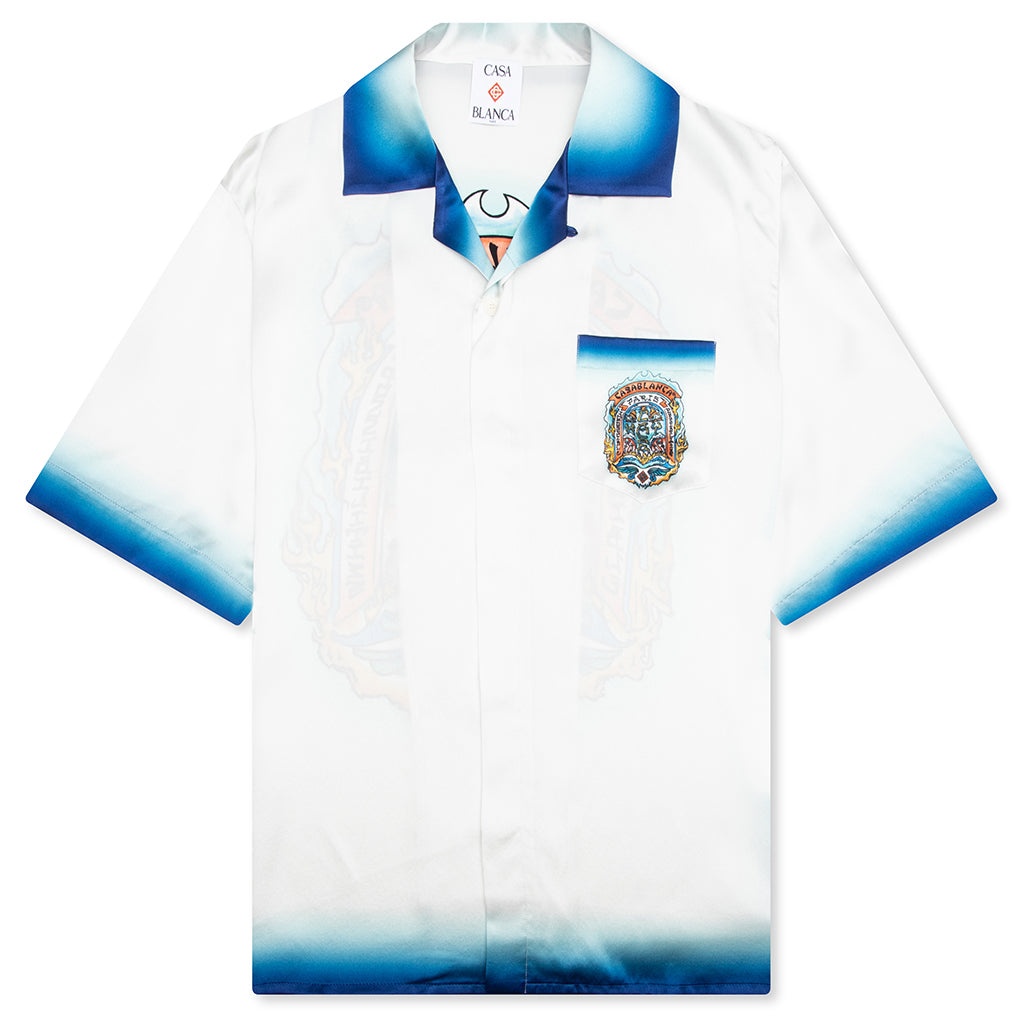 SHORT SLEEVE CUBAN COLLAR SHIRT - CASA SKATE WAY - 1