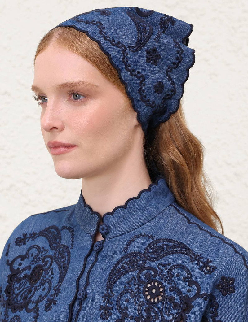 Zimmermann EMBROIDERED HEADSCARF outlook