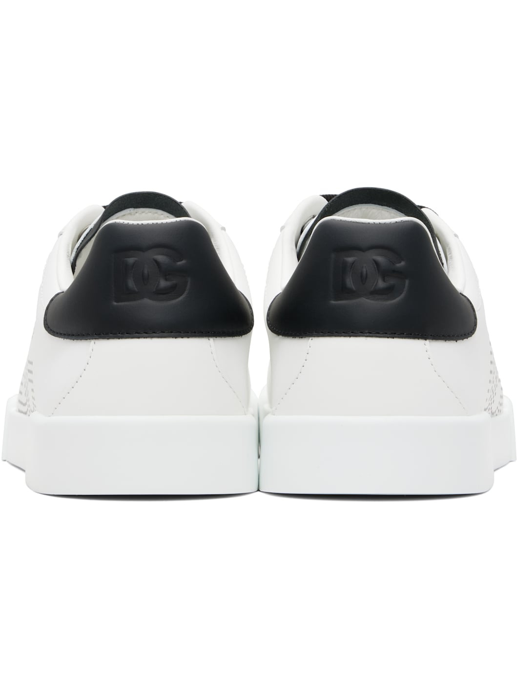 White Calfskin Portofino Sneakers - 2