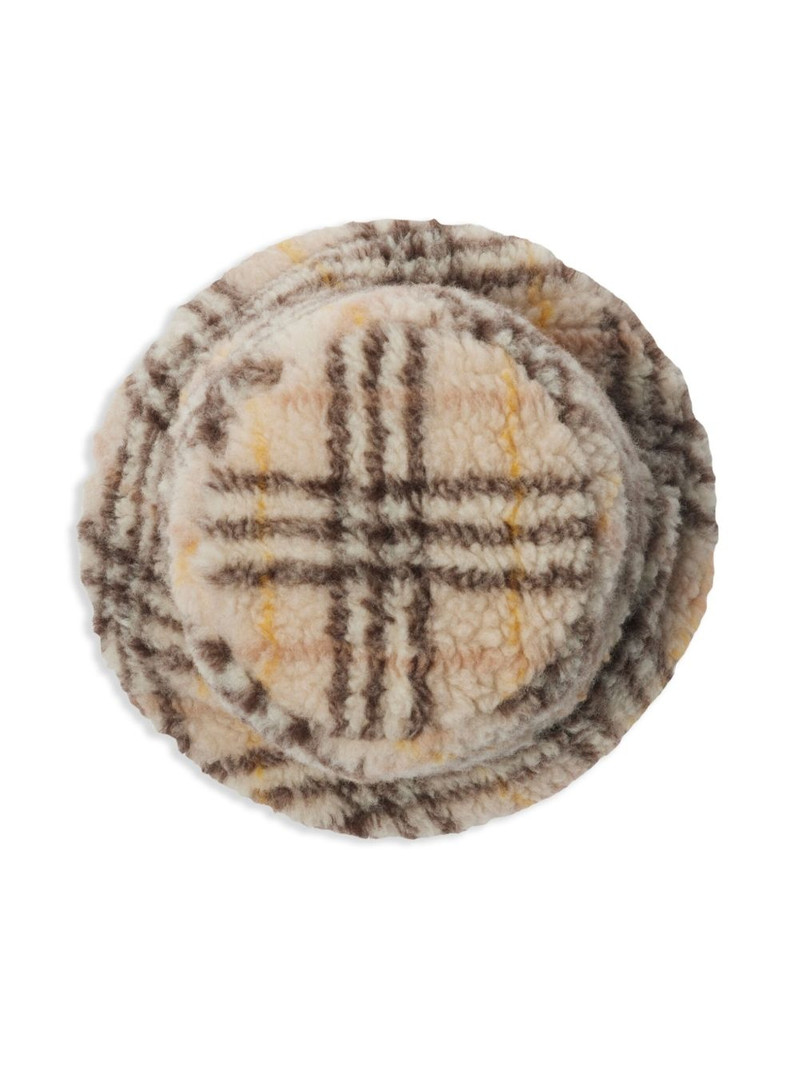 Burberry checkered bucket hat outlook