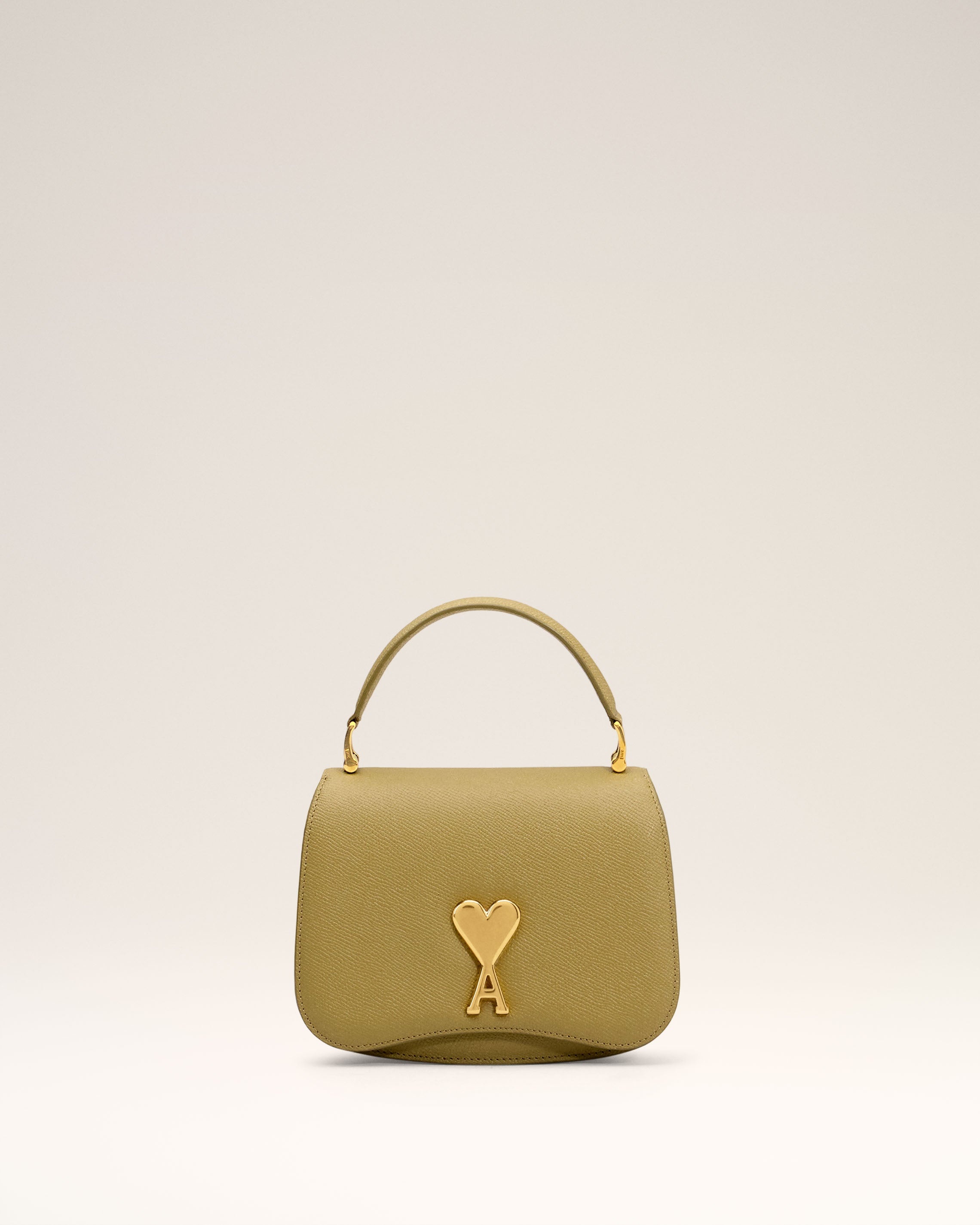 YELLOW LEATHER TOP HANDLE PARIS PARIS BAG - 1