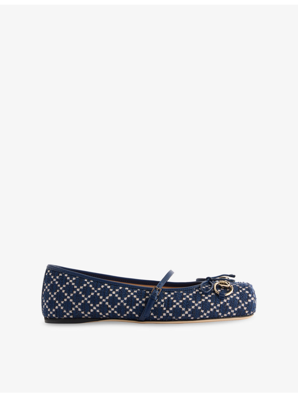 Kids' Horsebit Tweed Ballerina Flat - 1