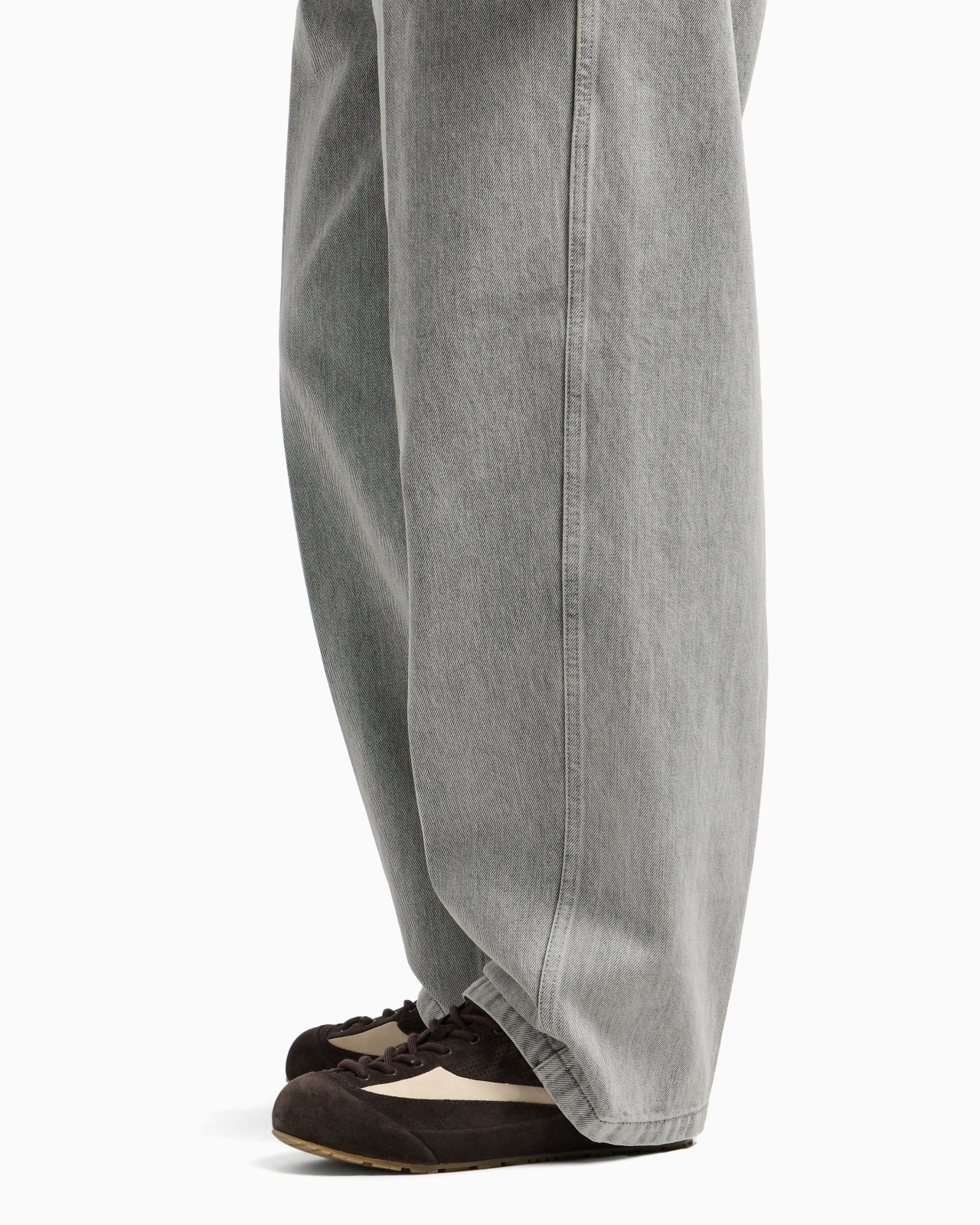 ASV J80 BAGGY TWIST-FIT JEANS IN STONE-WASHED BLEACHED DENIM - 5