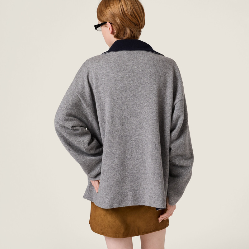 Cashmere half-zipper sweater 3