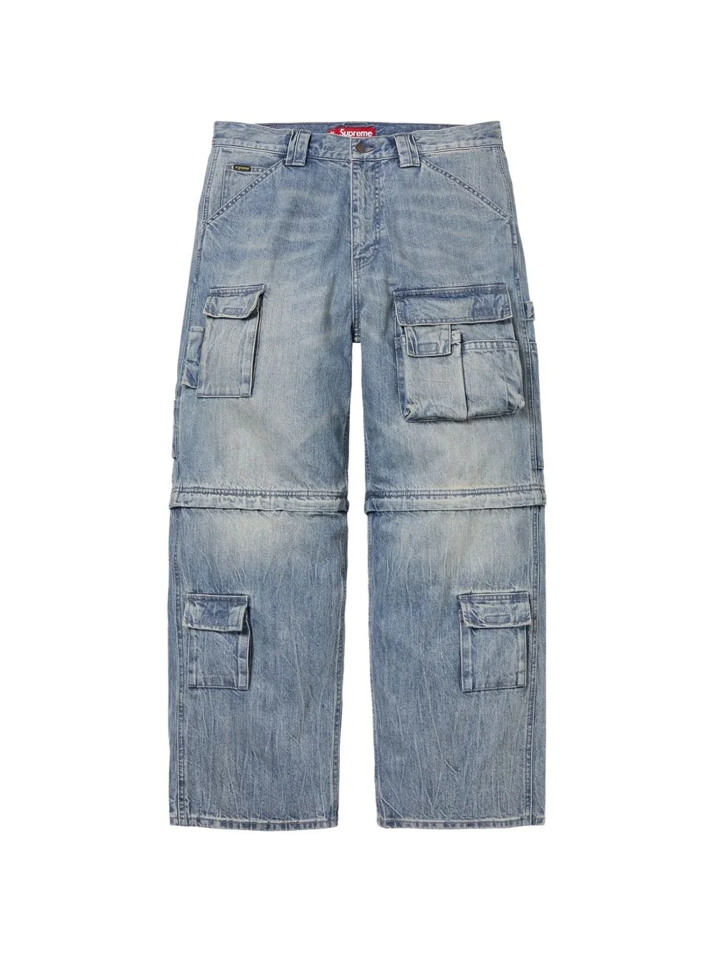 zip-off utility trousers - 1