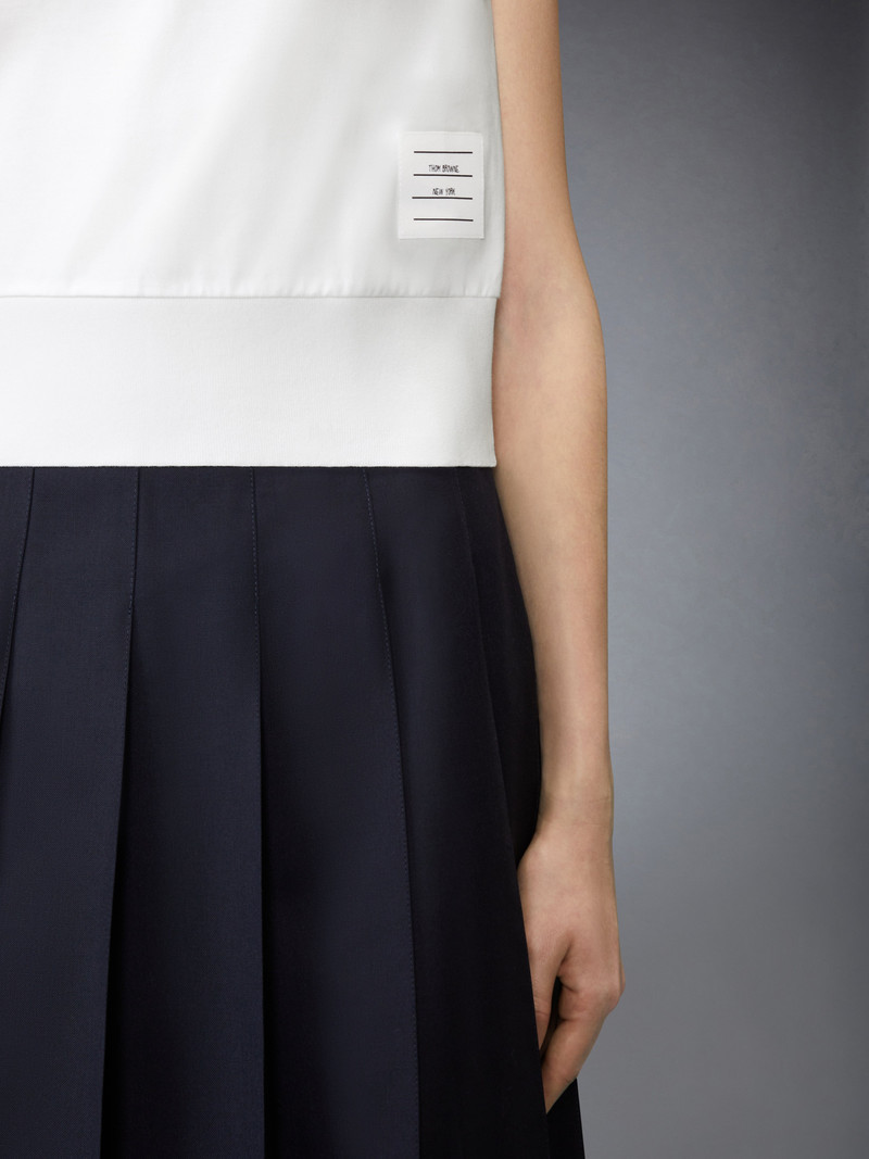 JERSEY EMBROIDERY SLEEVELESS POLO 7