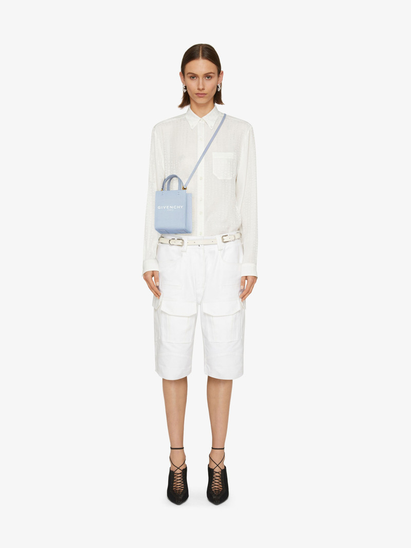 Givenchy MINI G TOTE VERTICAL SHOPPING BAG IN CANVAS outlook