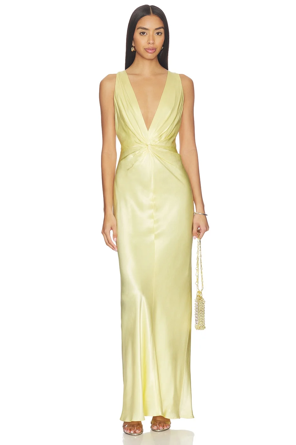 La Lune Low Twist Maxi Dress - 1