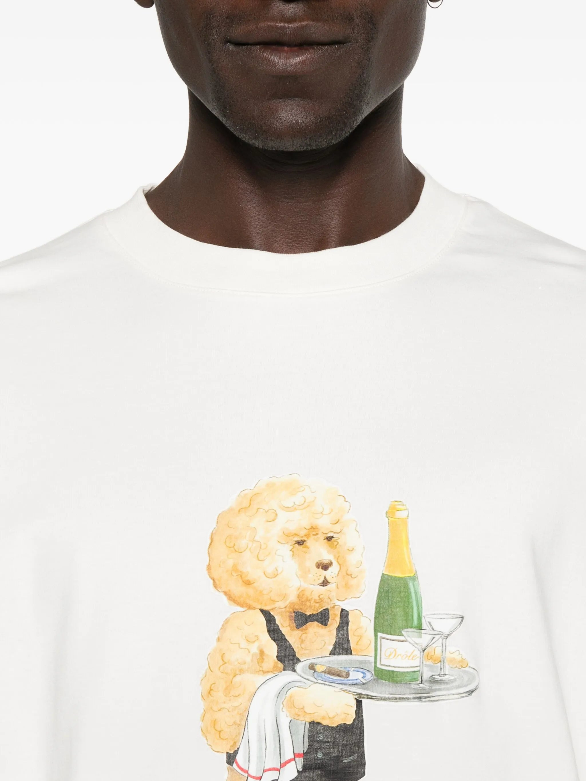 Drole De Monsieur Dog-design T-shirt - 2