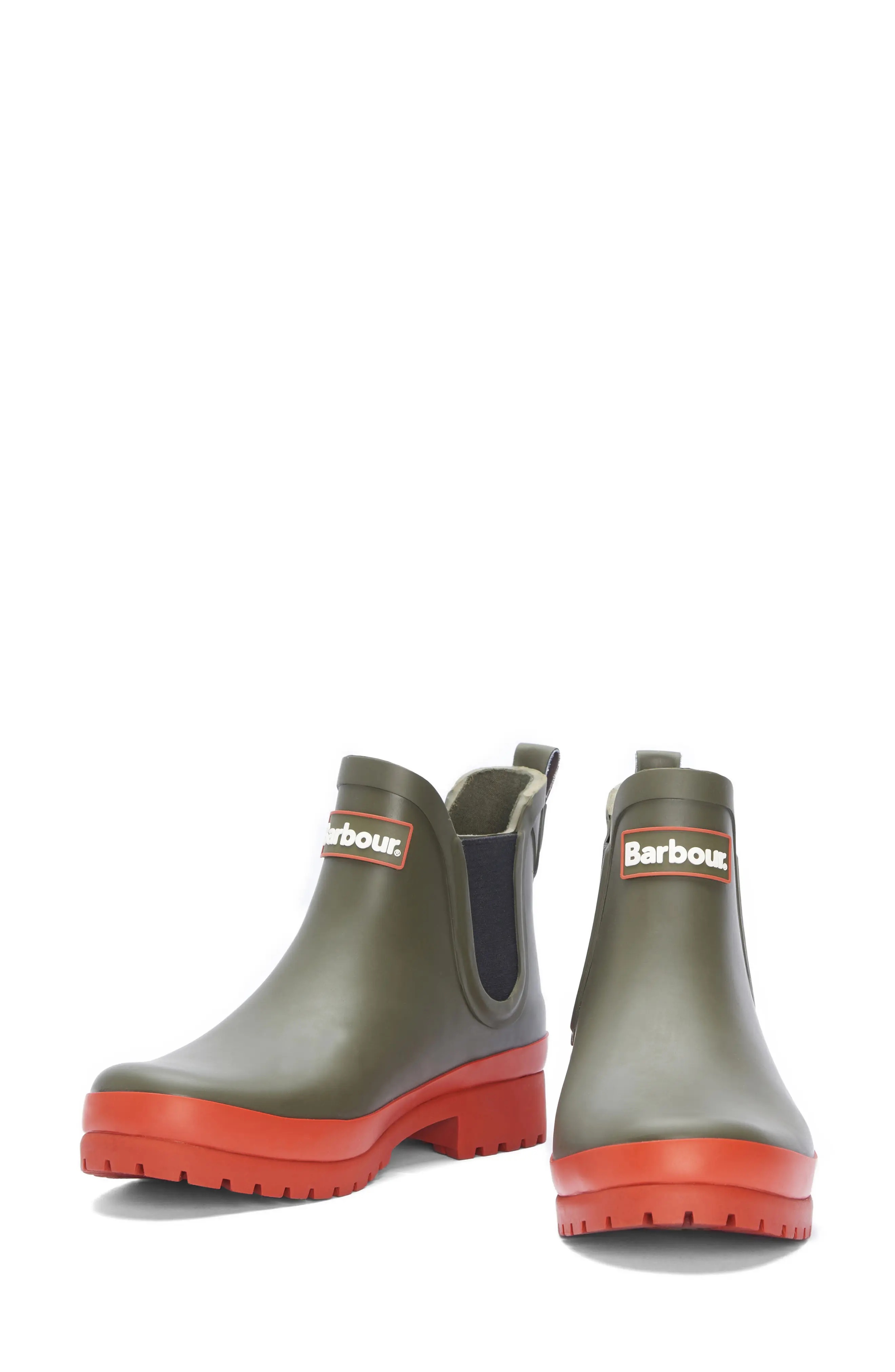Mallow Wellington Chelsea Boot in Olive/Spiced Pumpkin - 6