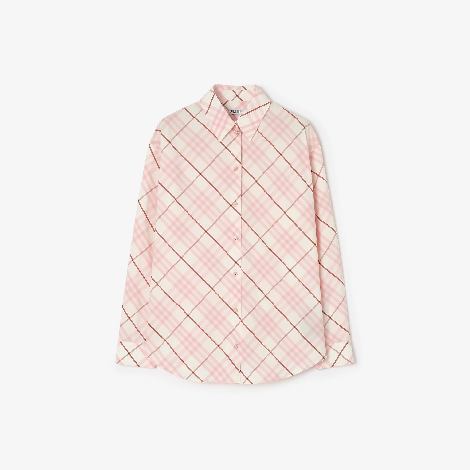 Relaxed Fit Check Cotton Shirt - 1