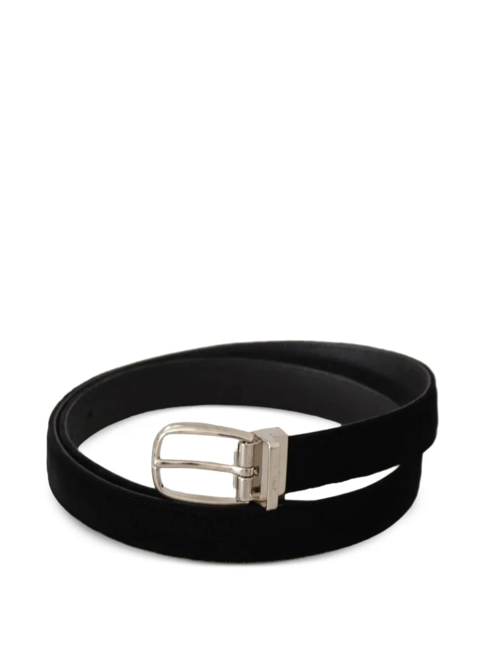 velvet buckle belt - 1
