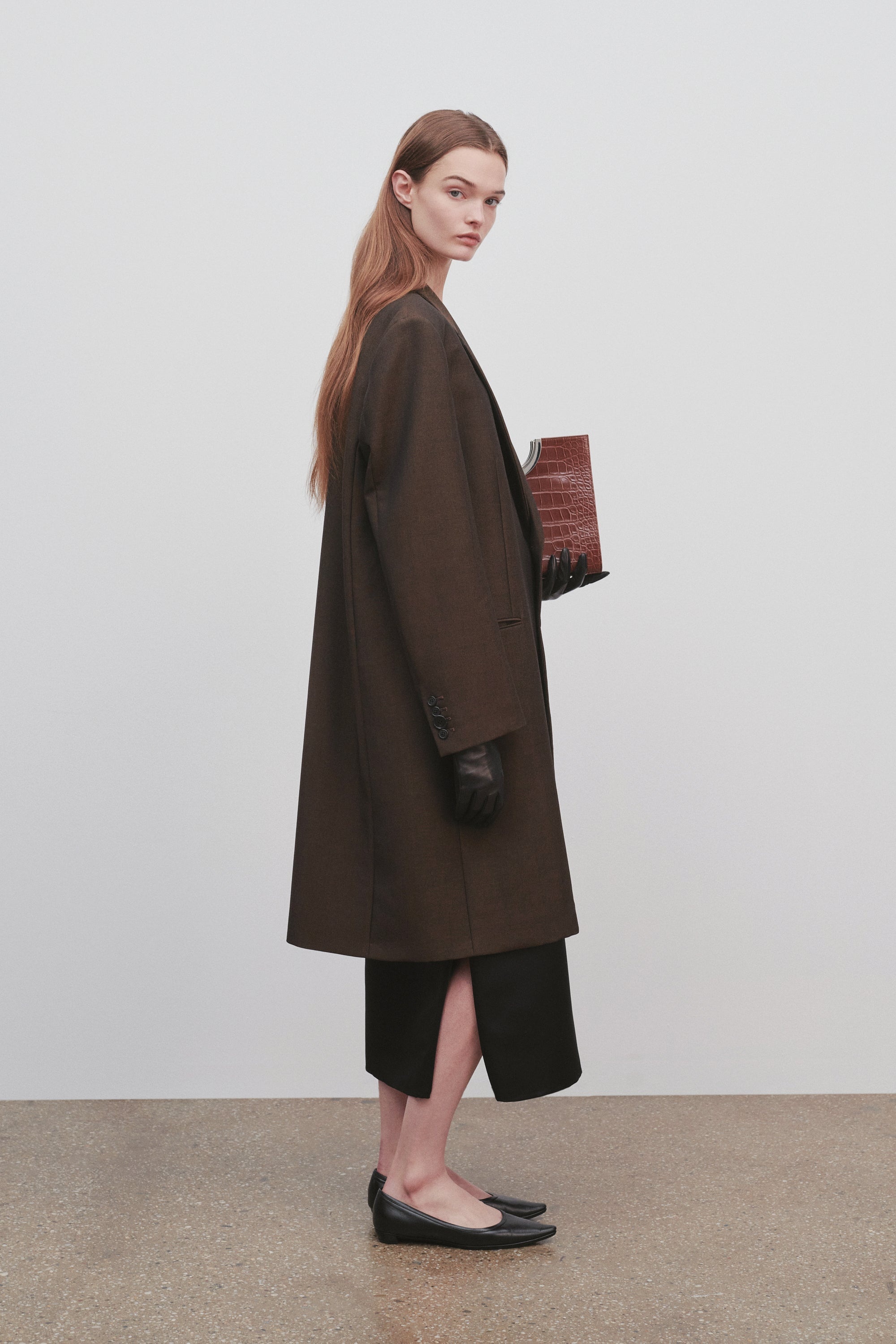 Chevalier Coat in Virgin Wool and Mohair - 5