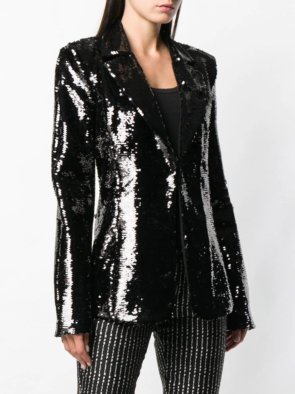 sequin embellished blazer - 3