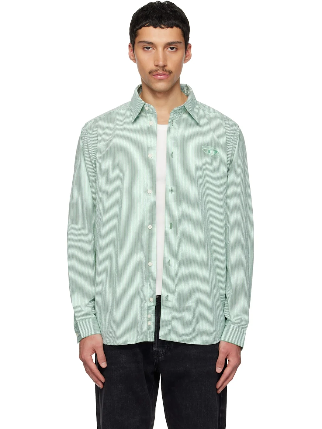 Green & White S-Simply-Bkbz Shirt - 1