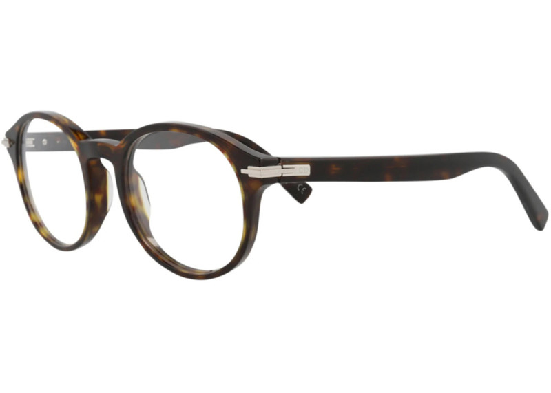 Dior Dior Round-Frame Acetate Optical Frames Havana Havana Transparent (DM50009I-51-052) outlook