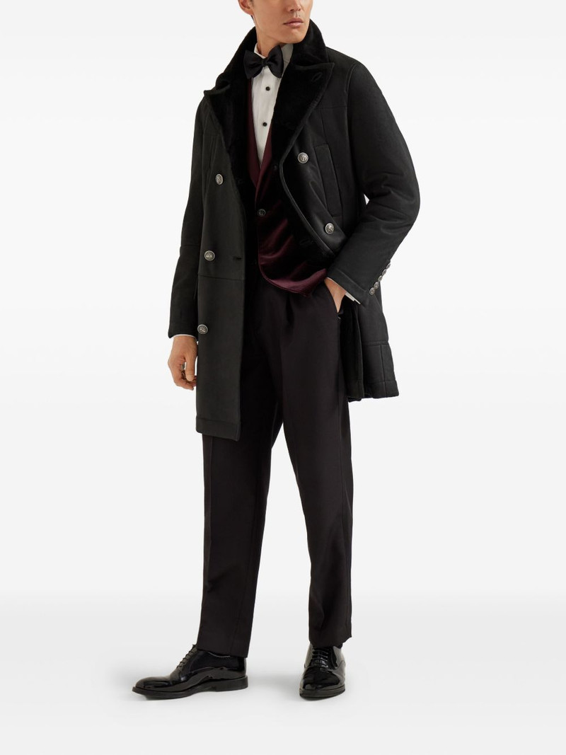 Brunello Cucinelli single-breasted velvet blazer outlook