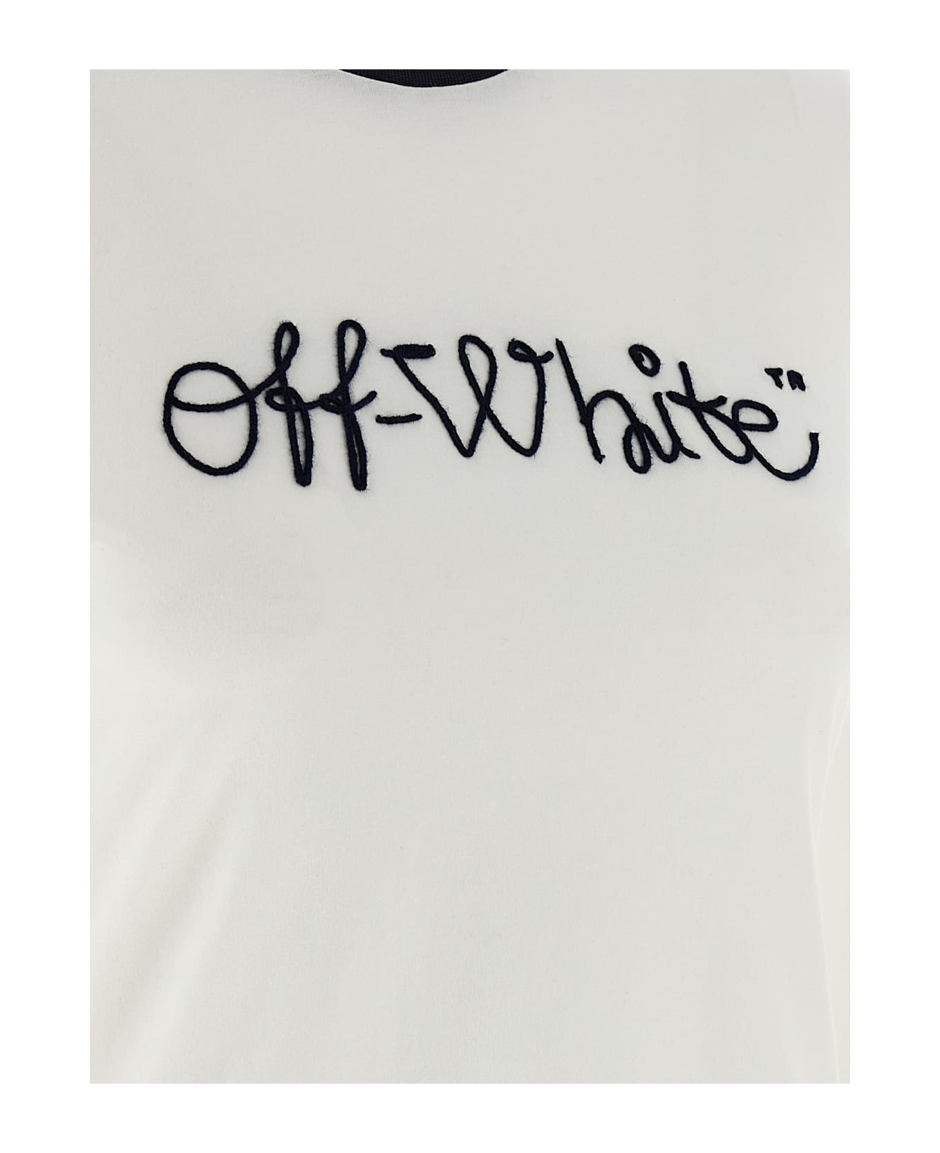 'emb Script Logo' T-shirt - 4