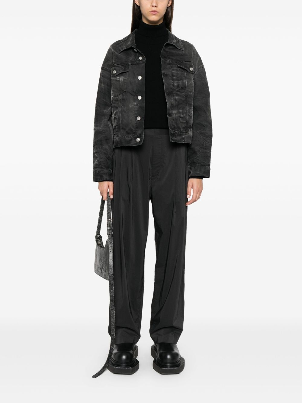 pleat-detail trousers - 2