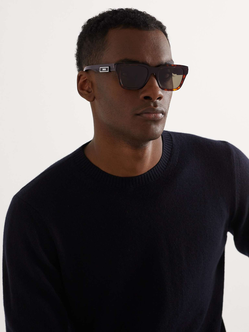 Dior DiorB23 S1I Square-Frame Tortoiseshell Acetate Sunglasses outlook
