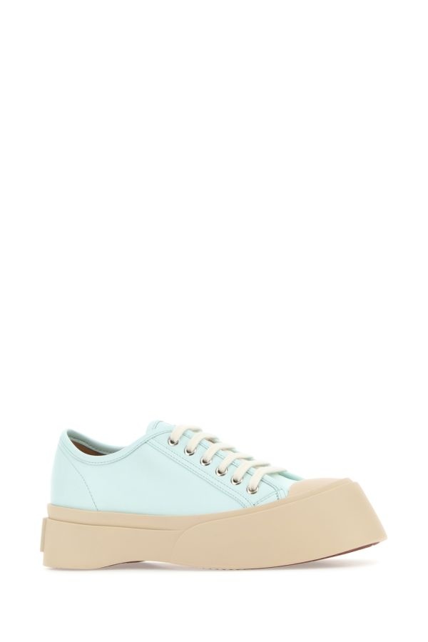 Marni Woman Light Blue Leather Pablo Sneakers - 2