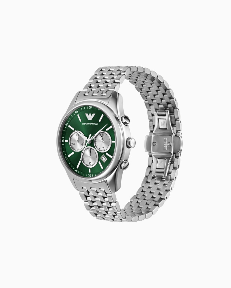 EMPORIO ARMANI CHRONOGRAPH STAINLESS STEEL WATCH outlook