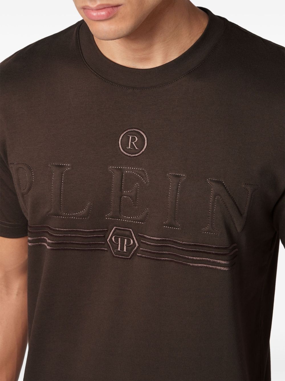logo-print cotton T-shirt - 4