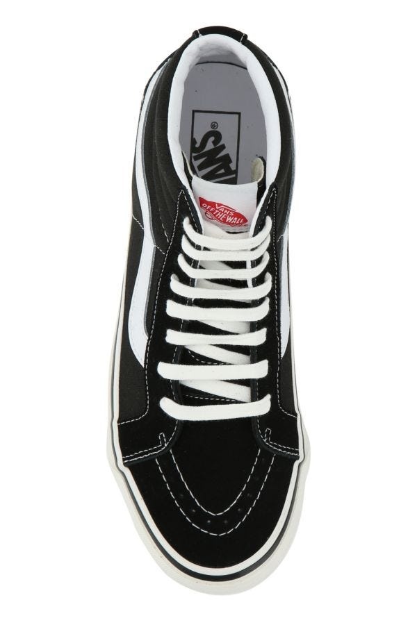 Black canvas Sk8-Hi sneakers - 4