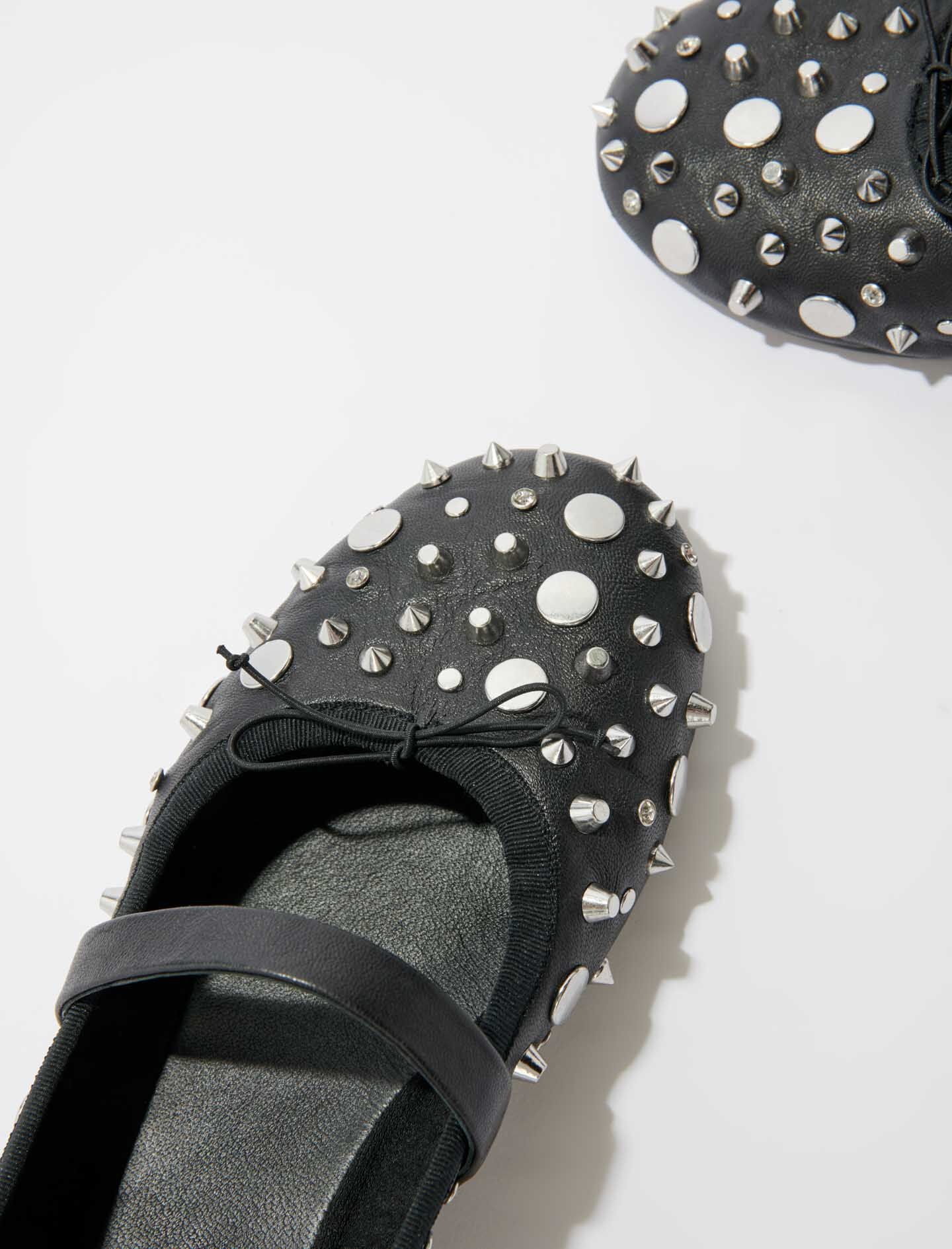 Studded ballet flats - 5