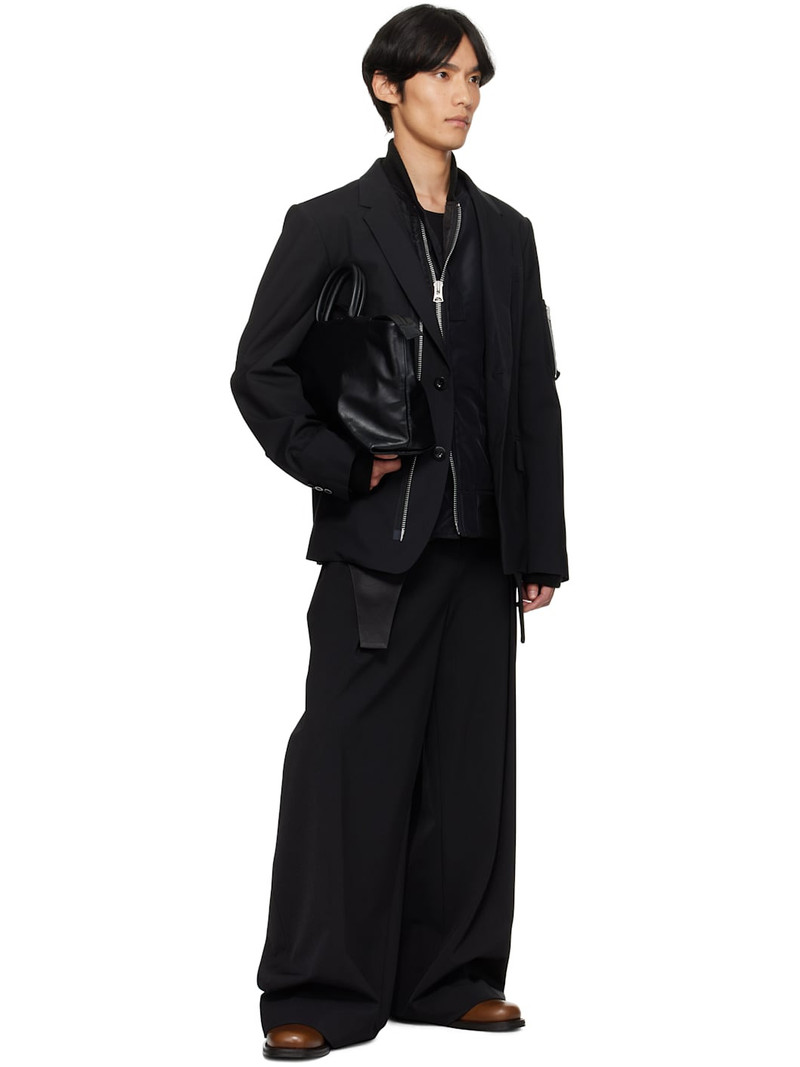 sacai Black Suiting Blazer outlook
