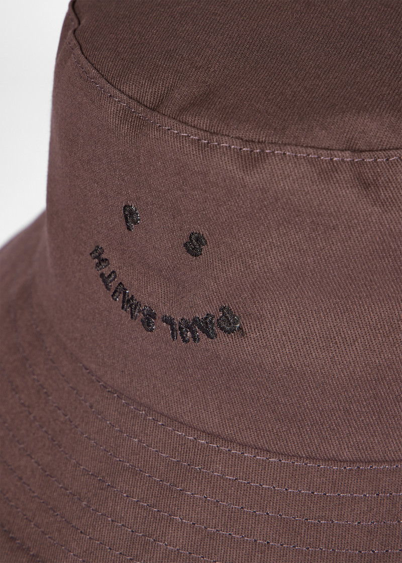 Paul Smith Mauve 'Happy' Bucket Hat outlook