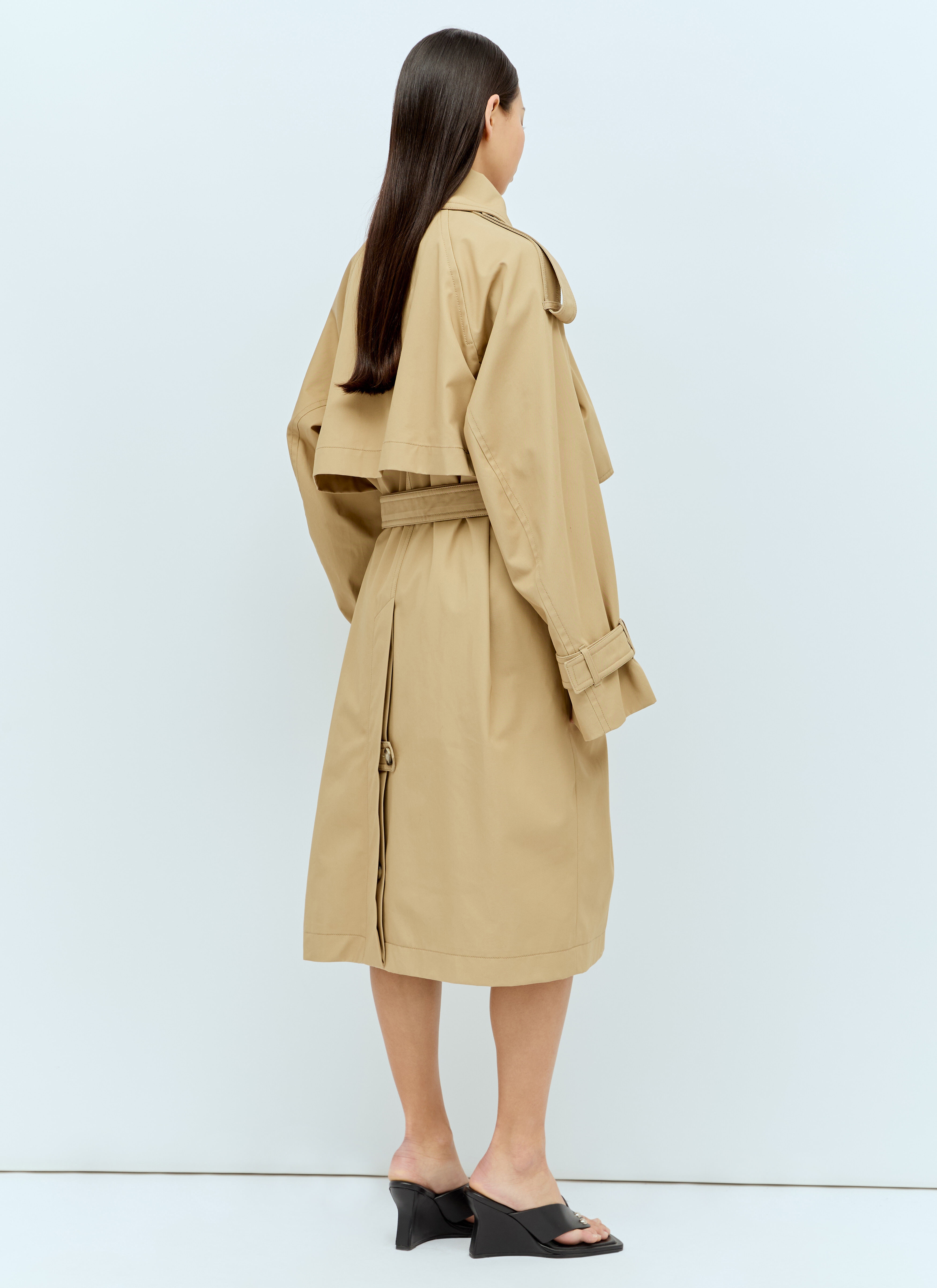 ジャケット・アウター TOUJOURS / COTTON SILK GABA TRENCH ROBE TOUJOURS / COTTON SILK GABA TRENCH ROBE