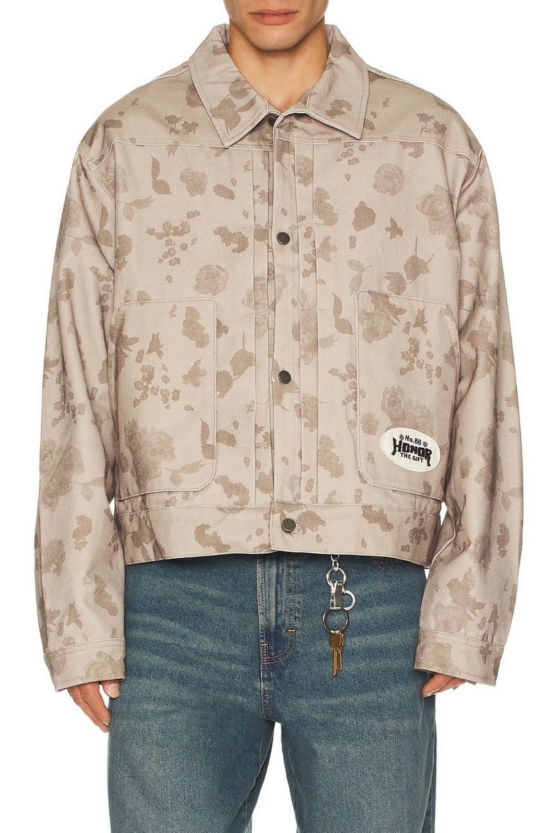 HONOR THE GIFT Tonal Floral Jacket outlook