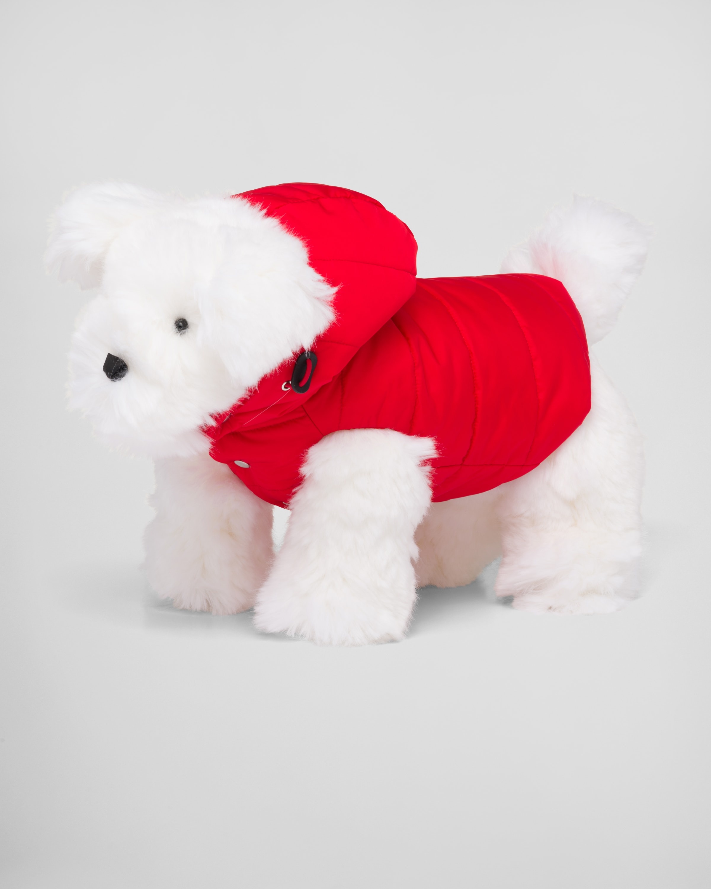 Re-Nylon puffer dog coat with hood - 1