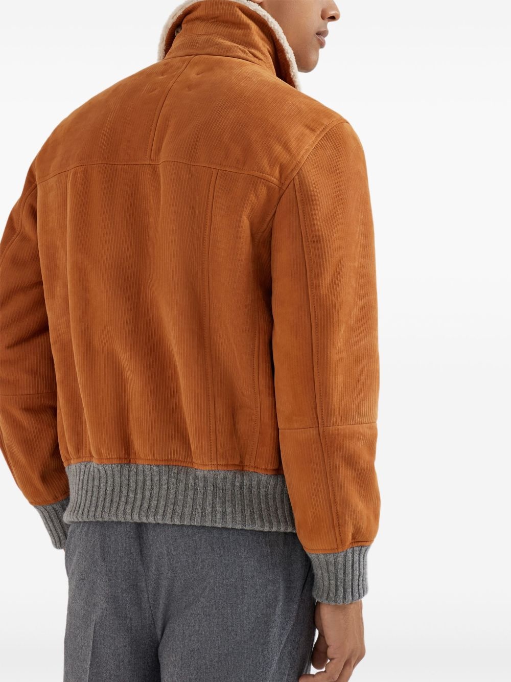 corduroy patch-pocket jacket - 4