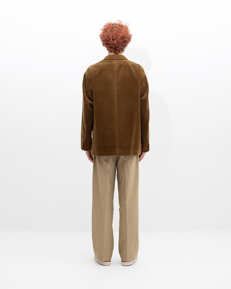 BOWEN BLAZER WOOL CORDS LT.BROWN - 4