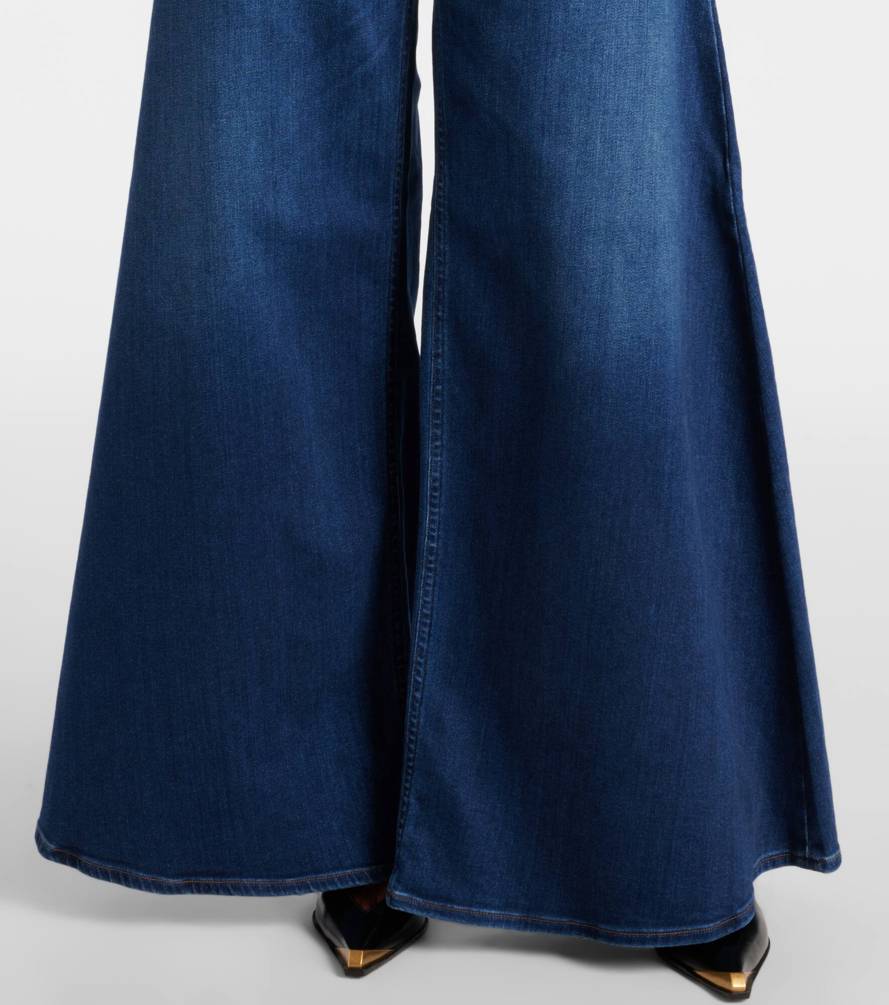 Amari high-rise wide-leg jeans - 5