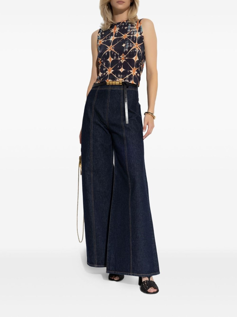 ULLA JOHNSON Ines printed sleeveless top outlook