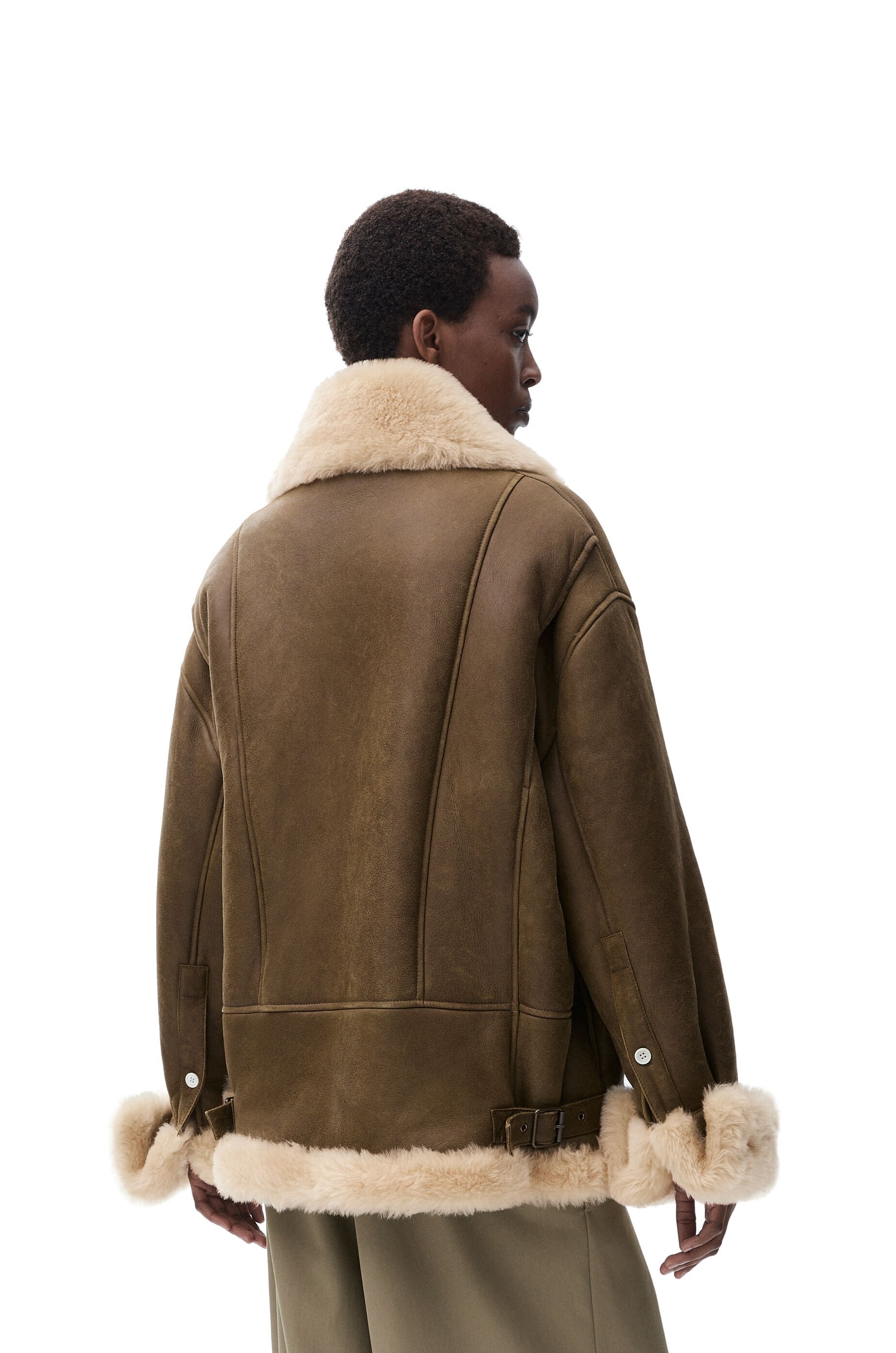Jacket in shearling - 4