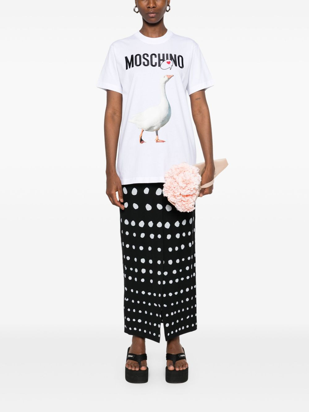 logo-print T-shirt - 2
