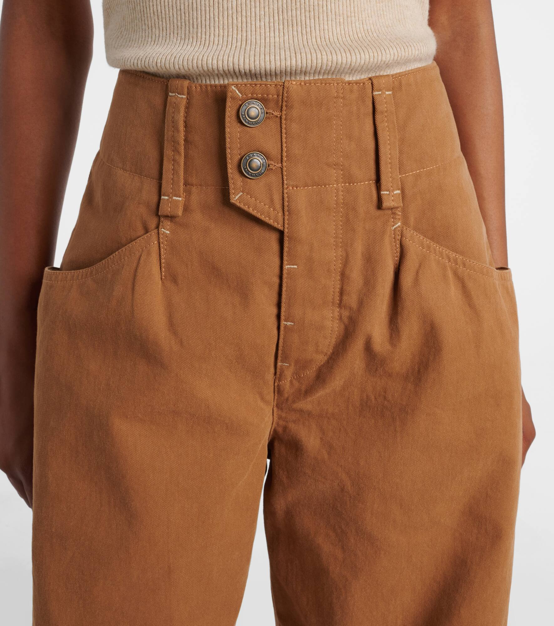 Oumaya barrel-leg jeans - 4