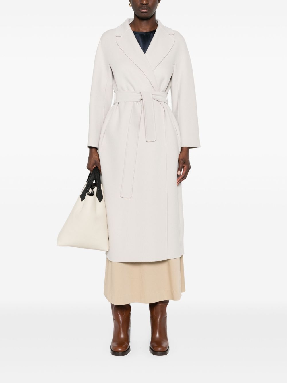Esturia wool belted coat - 2